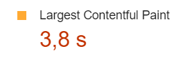 Exemple Largest Contentful Paint