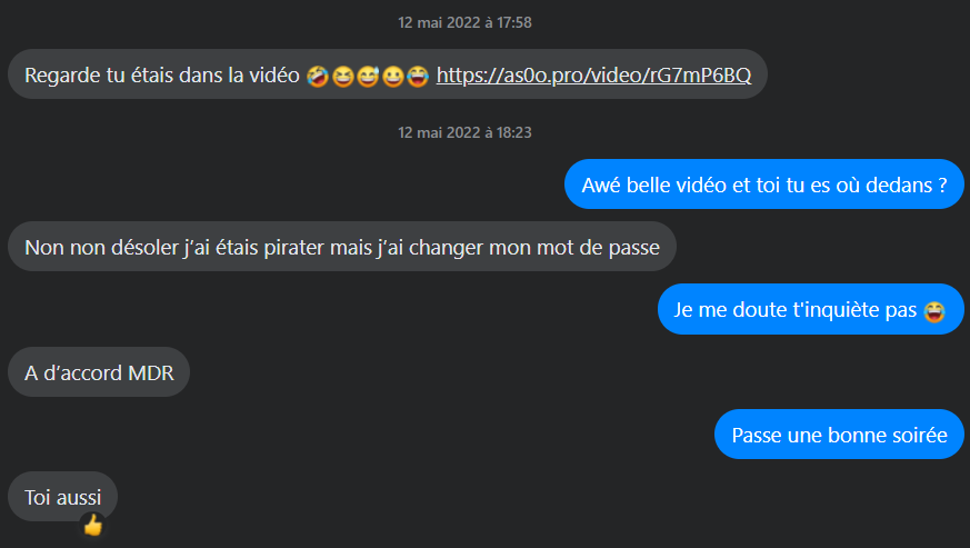 hameçonnage par réseau social